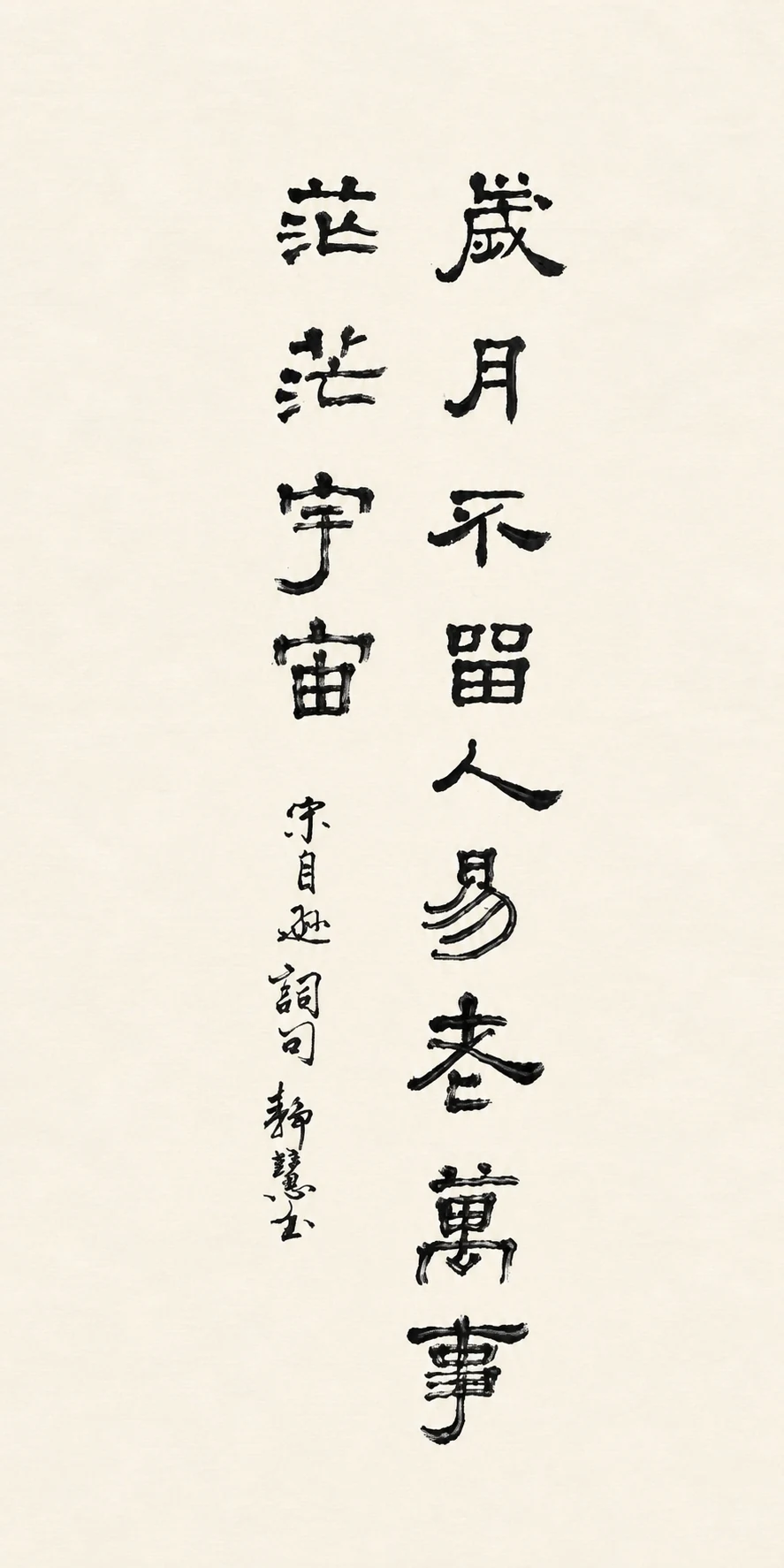 歲月不留人易老