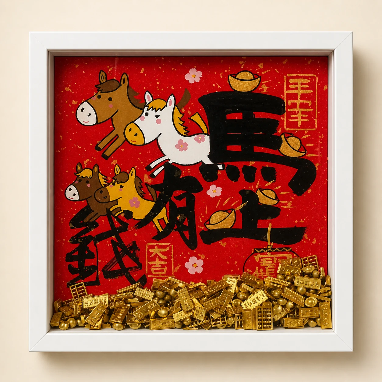 馬年招財立體畫(暫)